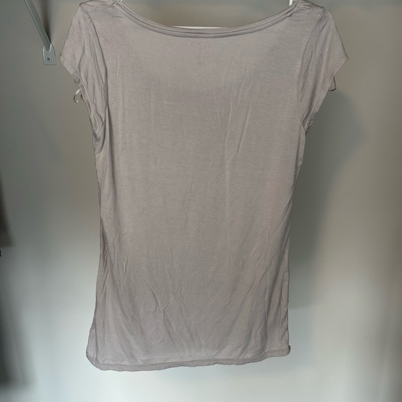 Smart Set Silver Stripe Short Sleeve Tee - Picture 3 of 4